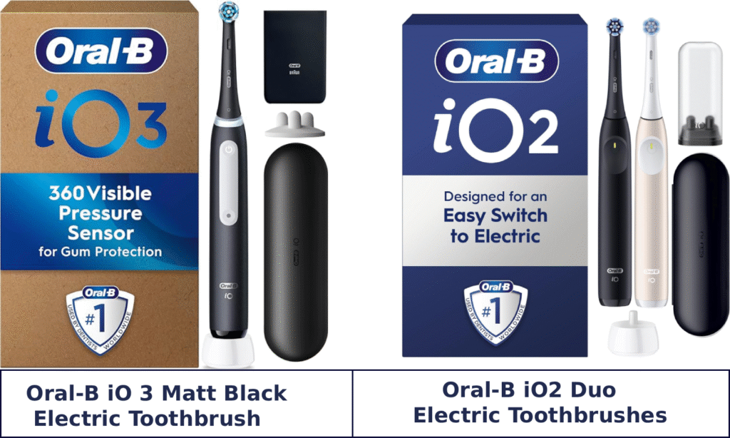 Oral-B iO2 Duo Electric Toothbrushes